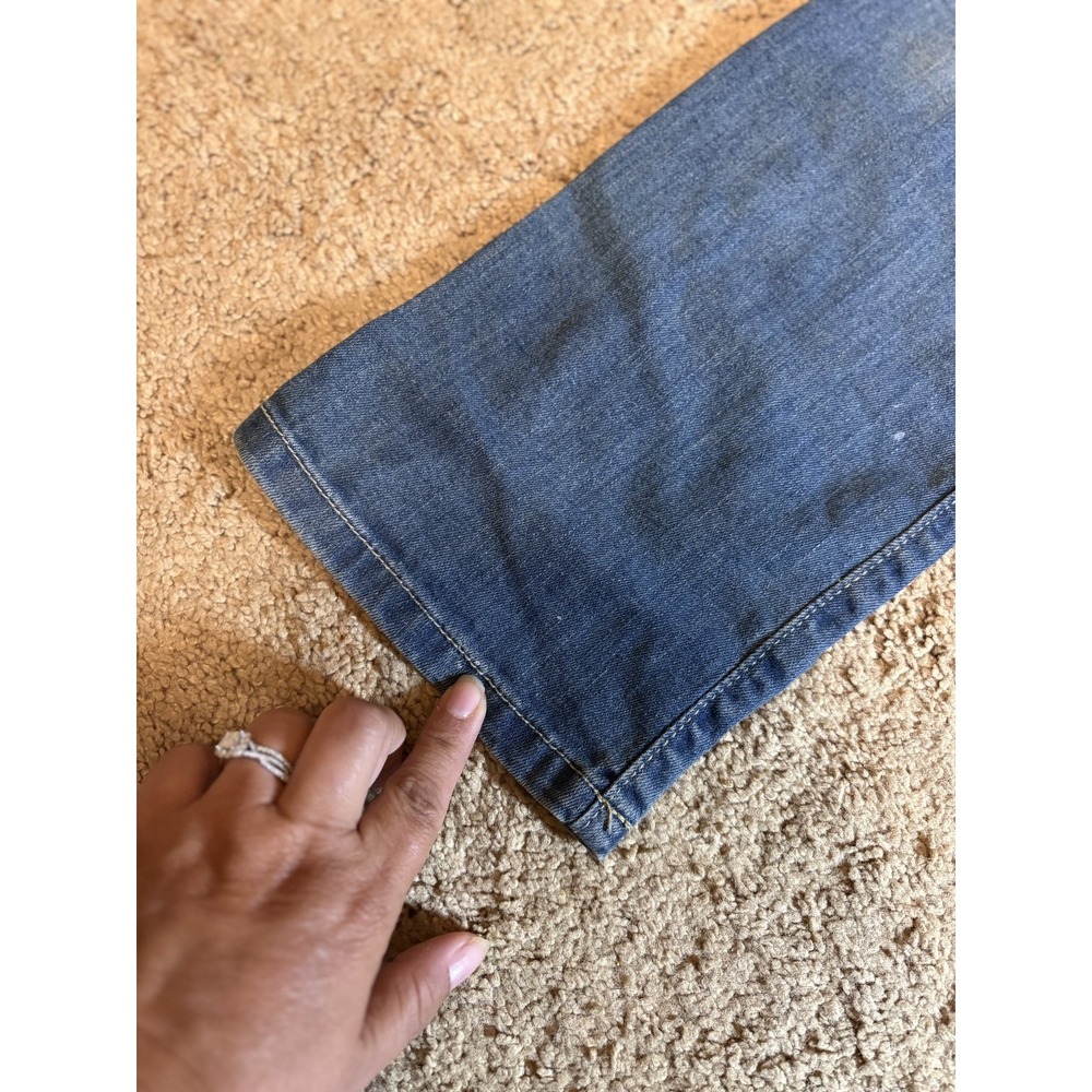 English Laundry Jeans Men's Size 30x32 Hackiney Slim Straight Leg Whiskered - Picture 6 of 9